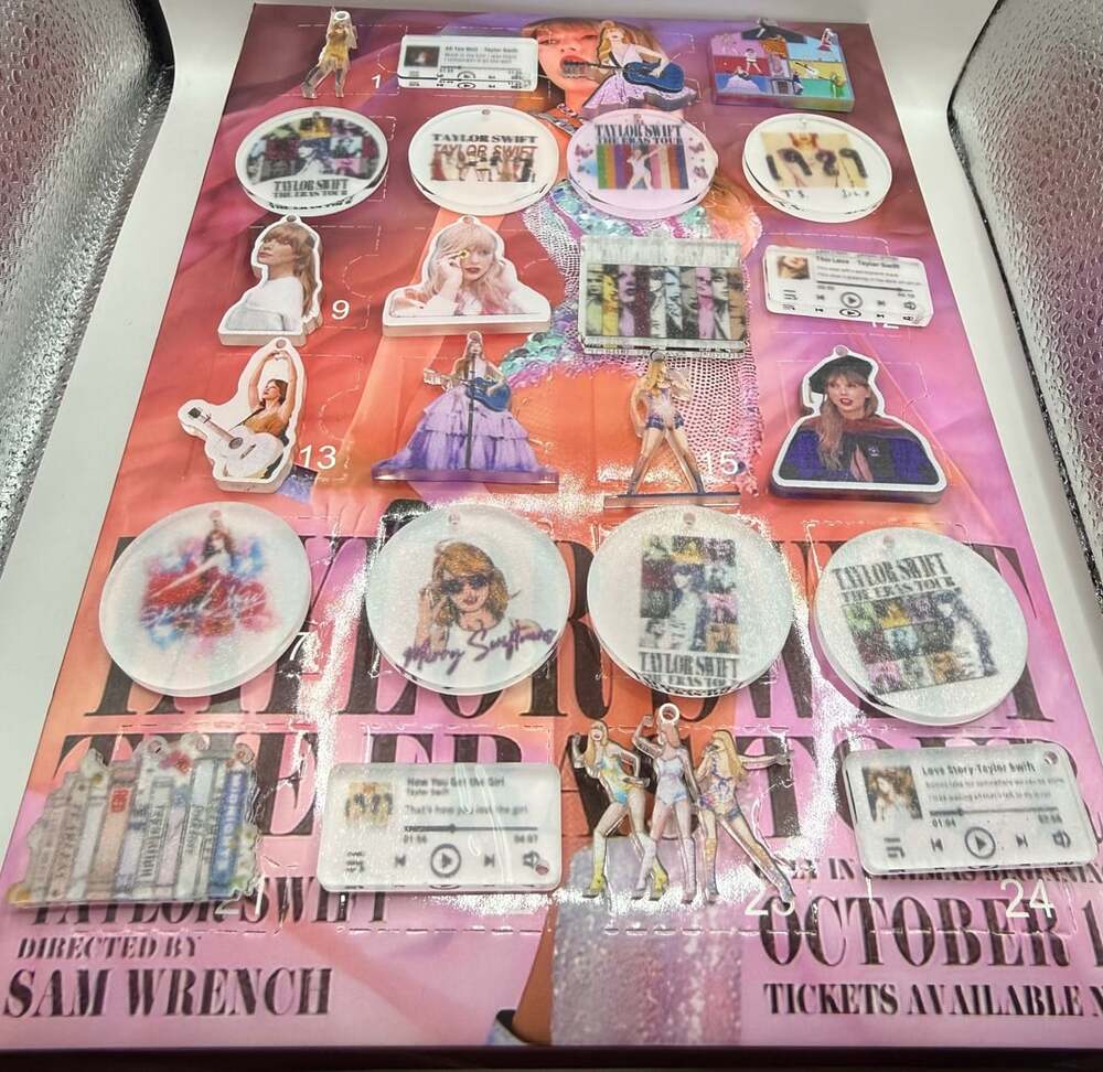 Taylor Swift Ornaments in The Eras Tour Movie Advent Calendar